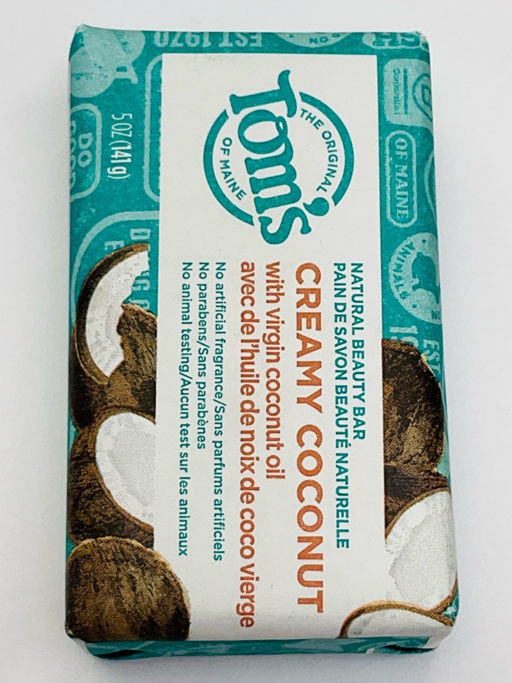 🌼4/$10🌼 NIP Tom's Creamy Coconut Natural Beauty Soap Bar